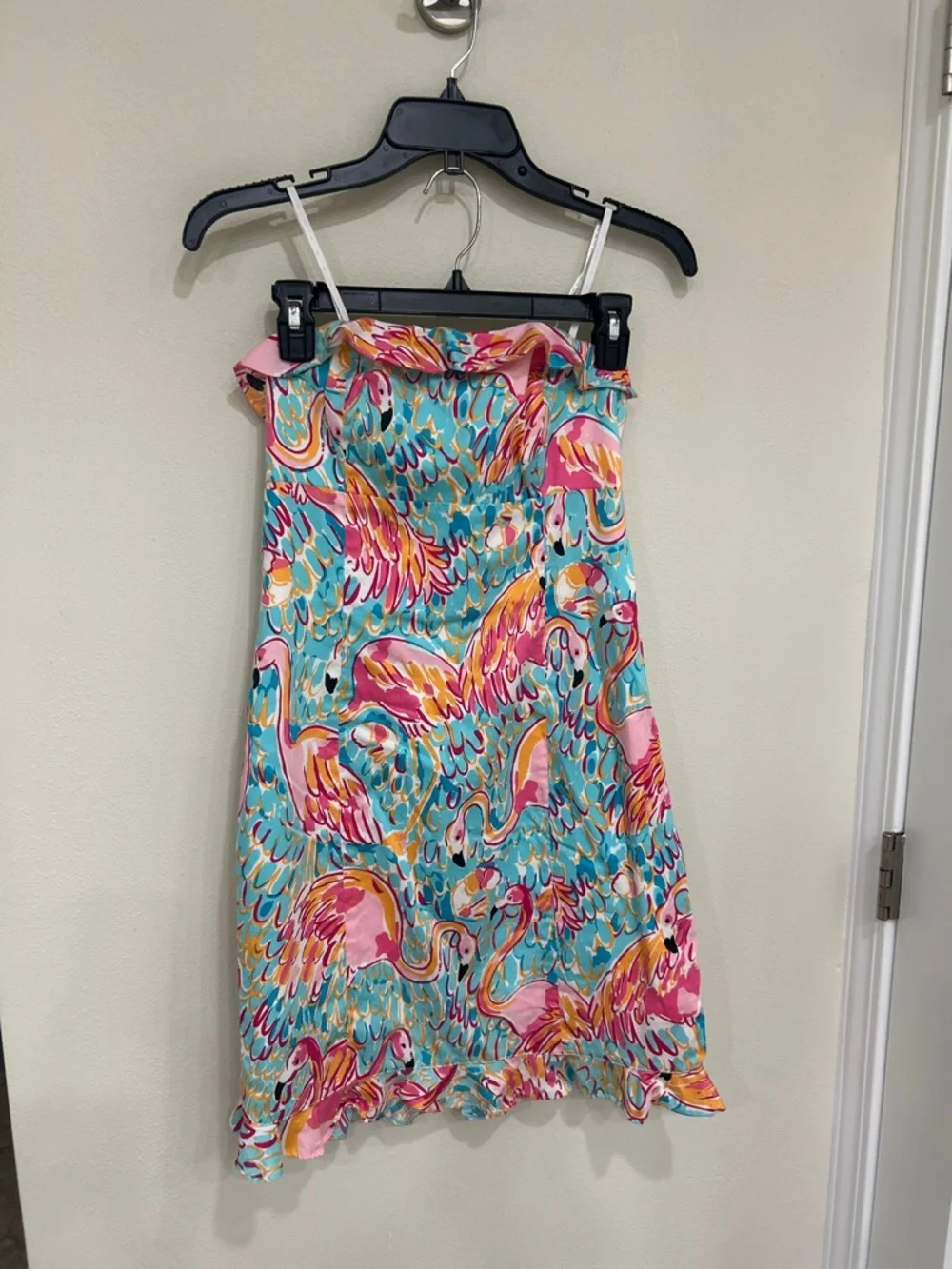 Lilly Pulitzer Wyatt Flamingo Print Dress - Picture 3 of 5